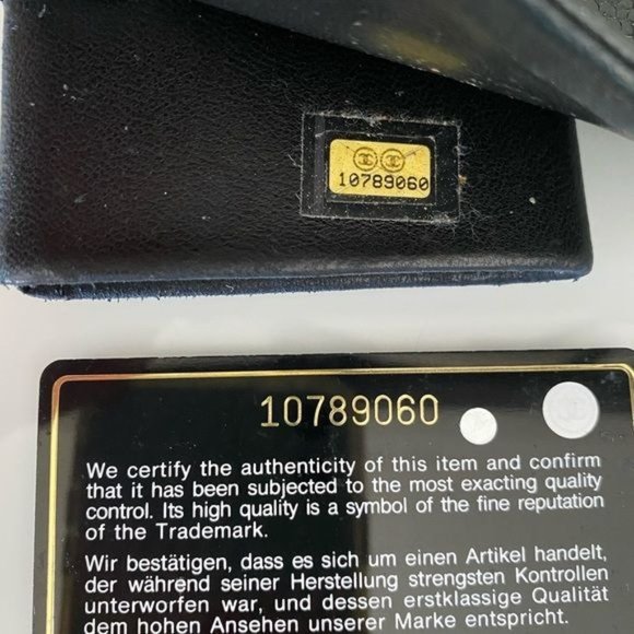 Chanel Black Caviar Leather Wallet on a Chain 100% Authentic - Picture 9 of 12